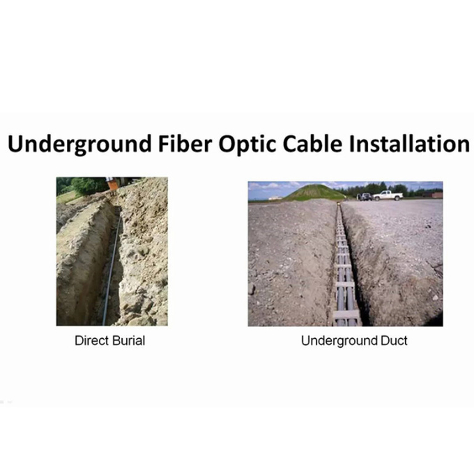 Outdoor GYTA G652D GYTA / GYTS 12 24 Cores Single Mode G652D Fiber Optic Cable