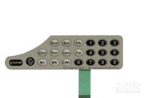 China 3M Adhesive PET Flexible Tactile Membrane Keyboard factory