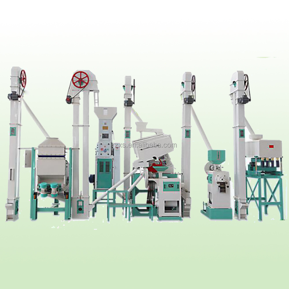STR MCHJ40D Modern Industrial Complete Polishing Rice Mill Production Line at 18000 KG
