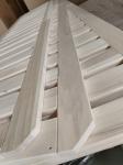 Home Office Furniture Poplar Straight Panel Solid Wood Bed Slats