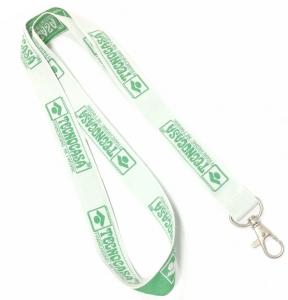 China Metal Hook Polyester Material Woven Lanyards For Promotion Gift 900*20 mm factory