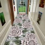 Plants And Flowers Commercial Floor Mat Entrance Corridor Stairway Hotel Mat