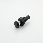 Black ABS Steel JY-1200L Plastic Pipe Foot Cup 28mm Dia
