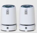 Hypochlorous acid disinfection automatic charging robot in hotel conference hall