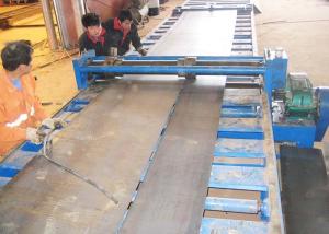 China Low Noise Slitting Machine Light Pole Welding Machine For Edge And Taper Steel Plate Cutting factory