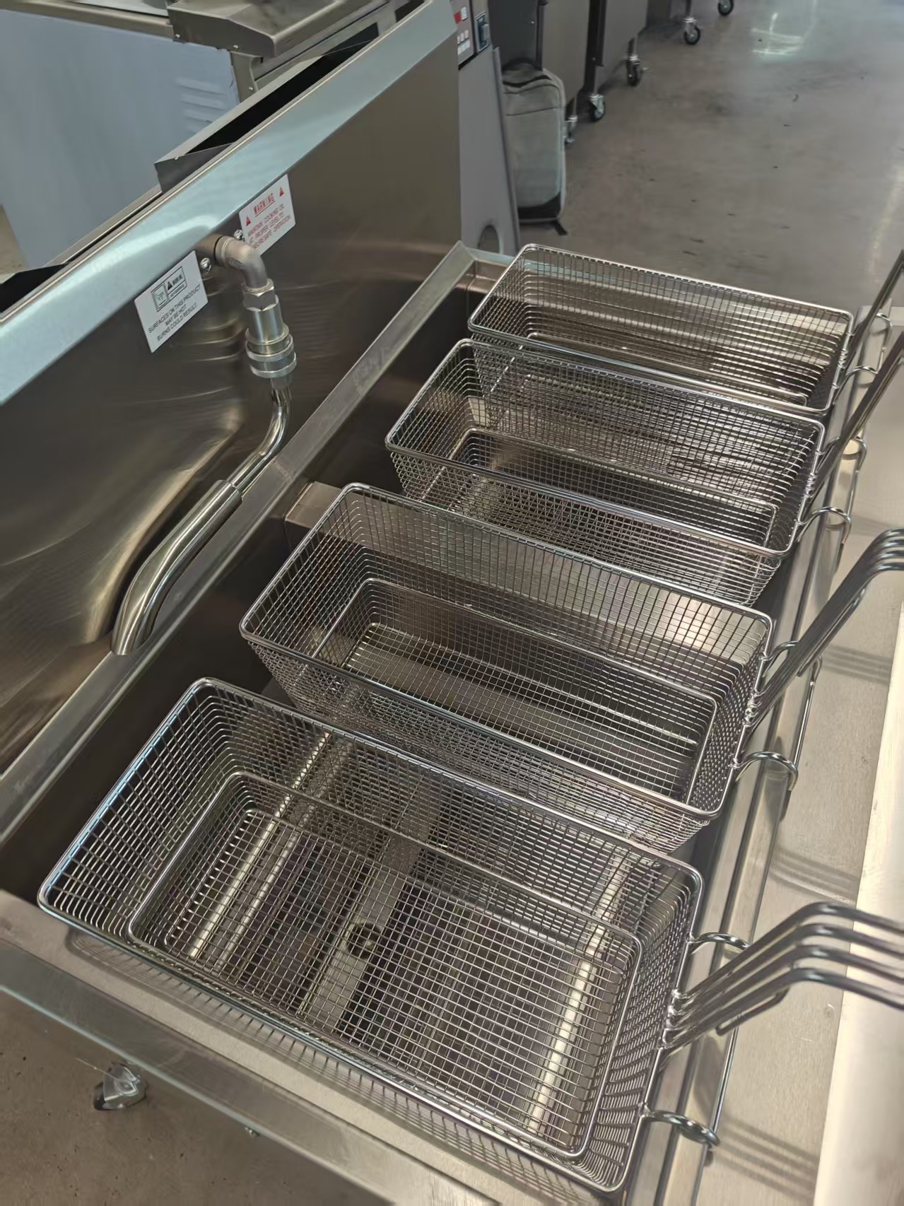 Two Pots Four Baskets GAS Open Deep Commerical Deep Chip Electric & Gas Deep Fryer
