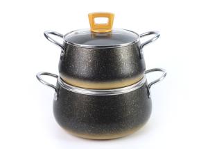 China Easy Clean Induction 2 Pcs 12L Ceramic Cookware Sets factory