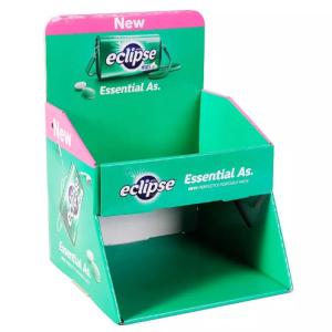China Double Layers Cardboard Countertop Displays PDQ Corrugated For Candy Sweets factory
