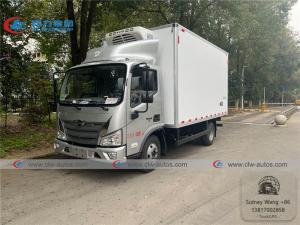 China Foton Forland 3T 5T Freezer Van Truck With Thermo King Refrigerator on sale