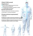 Waterproof Disposable Protective Clothing White Disposable Overalls