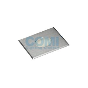 D2XAS0657 D2XAS0618 3W Square Front Plate LED Ground Lights With Frosted Lens