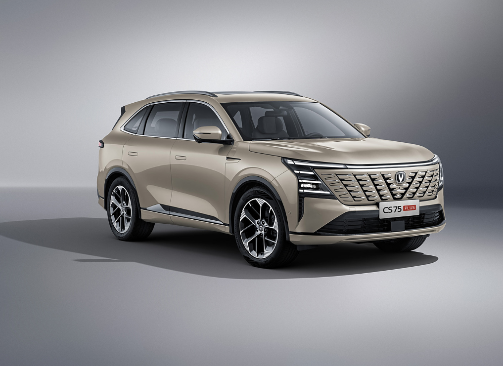 High Speed 5-Door 5-Seat Changan CS75 PLUS 1.5T SUV Hot Seller with Macpherson Front Suspension and Metal Roof Rack