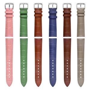China 10mm 12mm Genuine Leather Watch Strap Fashion Customized 20mm 24mm factory
