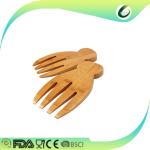 wholesale bamboo wooden salad bowls with server