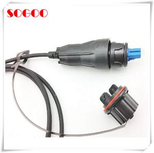 China LC- LCD Fullaxs Outdoor Fibre Optic Cable SM Duplex G657A1 With Grounding wire factory