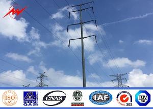 China Power Tubular Steel Structure Electrical Transmission Poles 33kv Line Array Tower factory