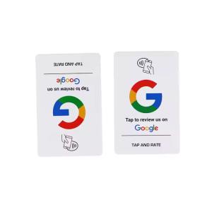 China ISO 14443A Protocol NFC Google Review Card Programmable NTAG 215 NTAG 216 factory