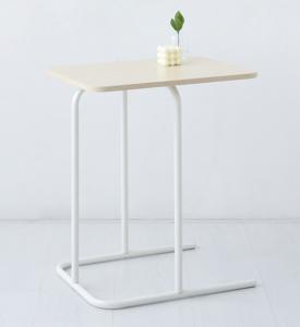 China Black White Modern Solid Wood And Metal Coffee Table Nesting Side Tables factory