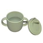 100% Silicone Sippy Cup Eco Friendly BPA Free Baby Snack Cup Customized Sizes