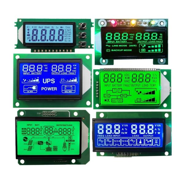 China Tn Htn Stn LCD UPS Power Display Modules COB LCD Custom 7 Segment Display for Inverter LCD Screen factory