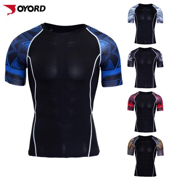 Military Long Sleeve Rash Guard Environmental Friendly Material Flatlock