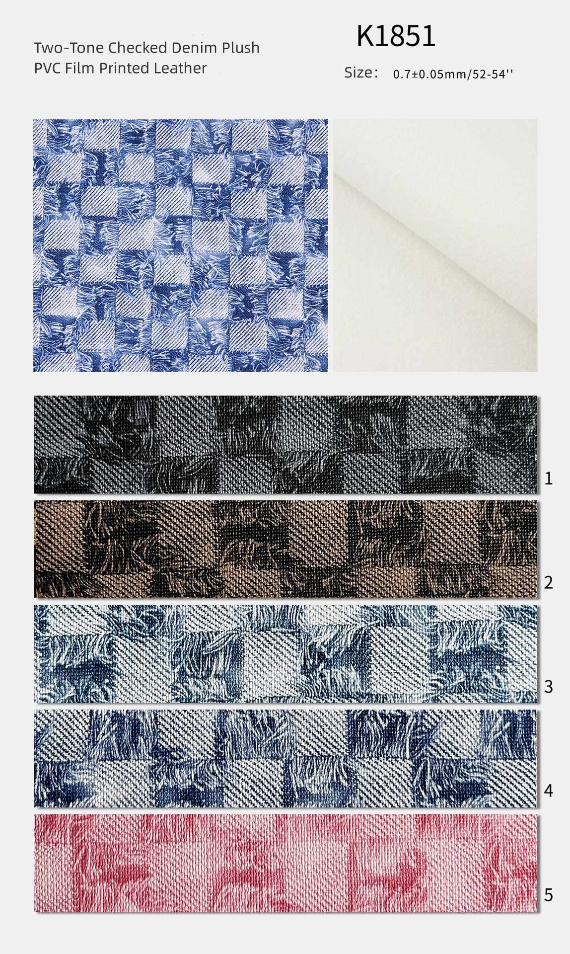 Premium PVC Leather For Bags Wear Resistant PVC Fake Leather