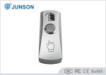 Zinc Alloy Small Door Exit Button With Back Box , No / Com Contact