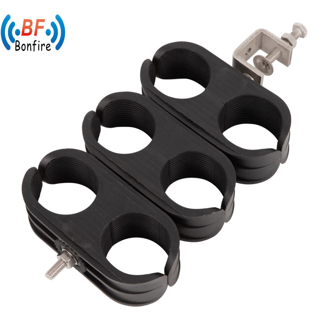 Stainless Steel Feeder Cable Clamp Power Cable Clamp for Cell Tower