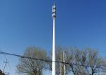 Signal Telecom Mobile Cell Tower High Mast CO2 Welding / Submerged Arc Auto