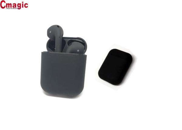Black Cordless In Ear Bluetooth Headphones , Wireless Bluetooth Earbuds For