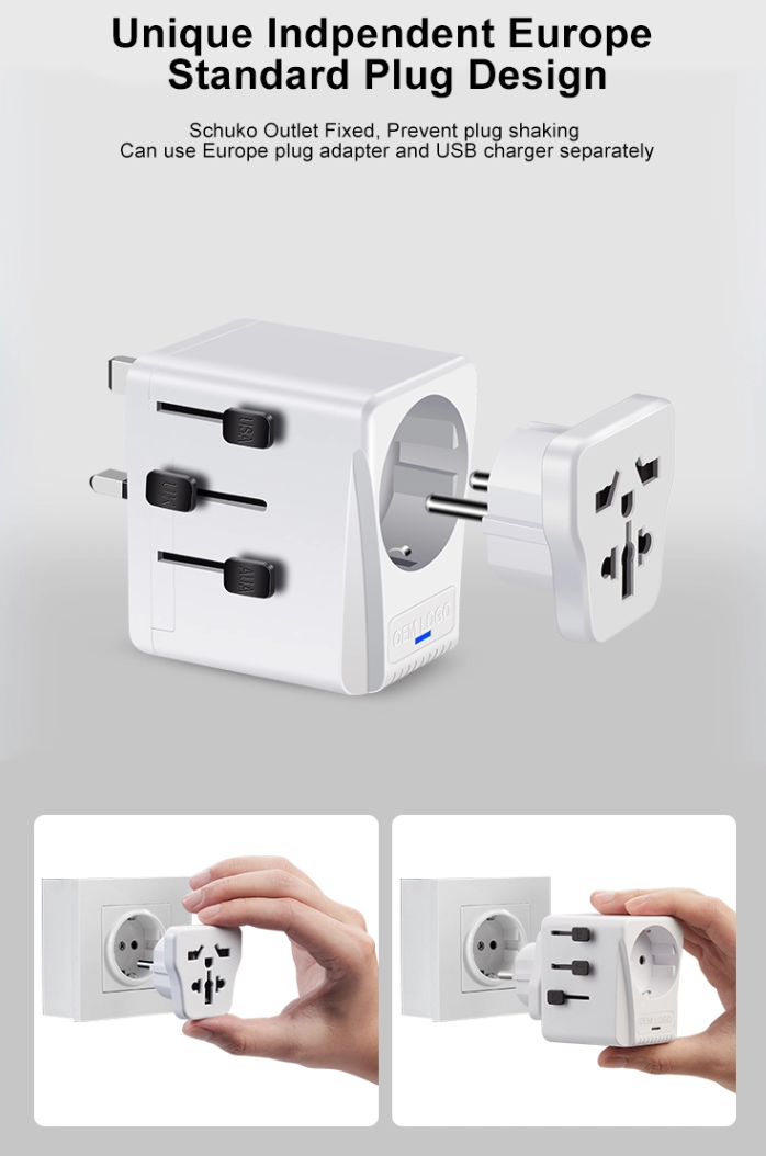 Universal USB Travel Adapter Phone Accessories Mobile
