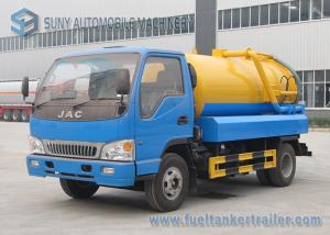 China JAC RHD LHD 6000L Sewage Vacuum Truck With Pump 6000 L Water Tank Volume factory