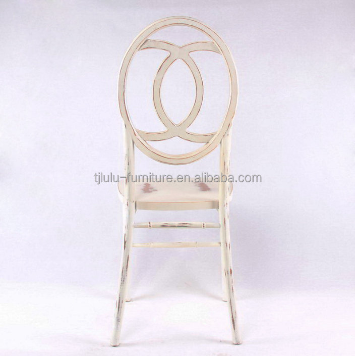 Solid Wood Wedding Chairs Stackable Banquet Chairs for Events in Nordic Style and Durability