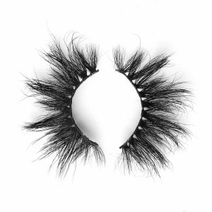Reusable 6D Mink Lashes , 25mm Lightweight False Eyelashes