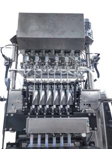 China 380V/50HZ Horizontal Sealing Leak Proof Line Small Pouch Filling Machine factory