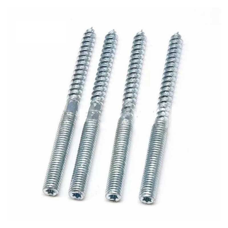 HDG M6 M8 M10 Hanger Bolts Double Threaded Self Tapping Wood Screw Double End Screws