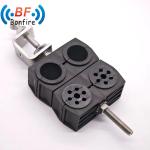 4 Ways Coaxial Cable 1/2" Flex Fiber Optic Feeder Clamp 5-7mm 19-25mm Data Table