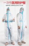 Dispoable waterproof dustproof Protective Clothing made of PP and PE Laminating