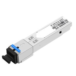 China 155M Bidi Singlemode Wdm SFP Module , 1310nm 1550nm Sc 20Km Sfp Lc Transceiver factory