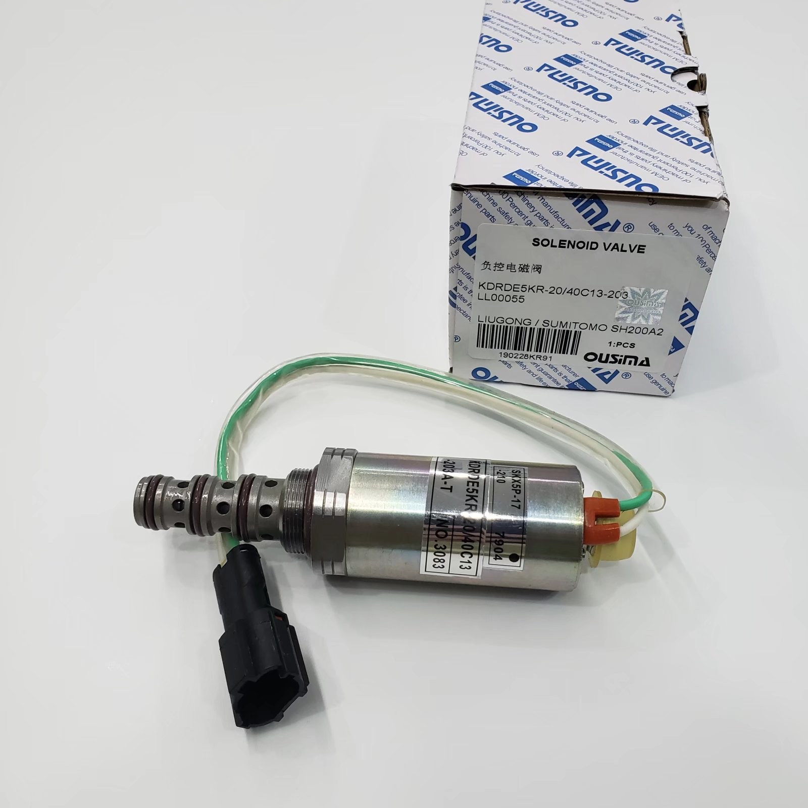 OUSIMA KDRDE5KR-20/40C13-203 LL00055 Solenoid Valve Excavator Parts SUMITOMO SH200-2
