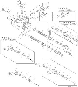 China 709-12-14700 709-12-12403 709-12-12402 For Komatsu WA700-3 WHEEL LOADERS Hydraulic Main Control Valve Construction Machinery Parts Aftermarket High factory