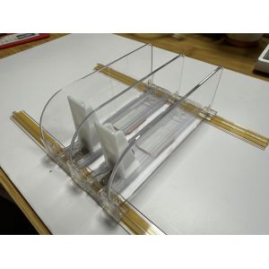 Upgrade Your Shelves with Our Spring-Loaded Shelf Pusher for Neat and Fully