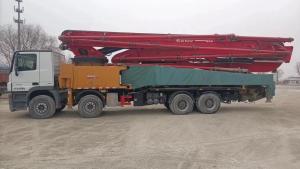 China 2019 Used Heavy Equipment 56m Concrete Pump Truck Semi-Dry Shotcrete Spare Parts Avaliable factory