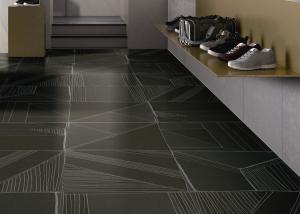 China Super Black Color Decorative Wall Tiles Bed Room Simple Modern Carpet Tiles 600x600mm Size factory