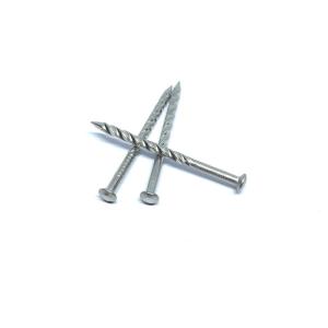 China 2.8 X 50MM A2 Timerdeck Wood Screw Shank Nails Corrosion Resistant factory