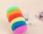 Anti Mildew Plastic Wire Dishwasher Scrubber , Plastic Pot Scourers With 3 Years