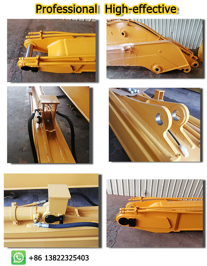 Q355B Long Reach Excavator Arm, Excavator Long Boom for CAT320 PC360 ZX490