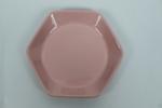 New hexagon ceramic fruit plates colorful dish for home interesting colors