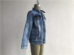 LTD Kids Denim Jacket Mottle Wash Button Through Boys Denim Jacket TW78757