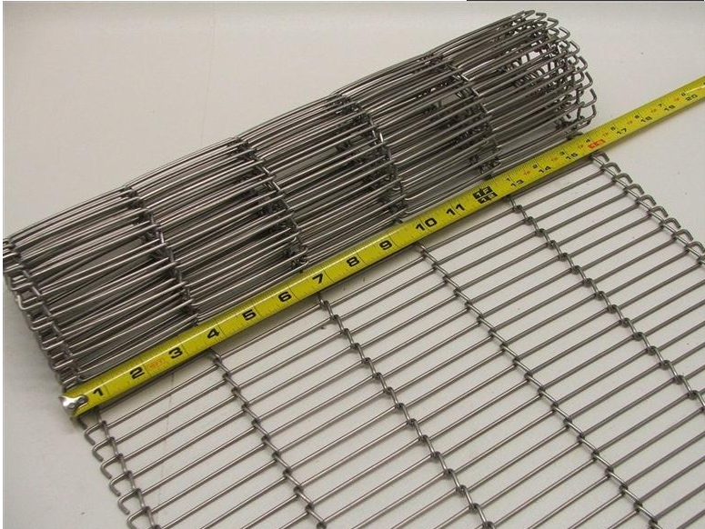 wire mesh belt for chocolate or pizzas  Stainless steel mesh tape for food One-character mesh tape